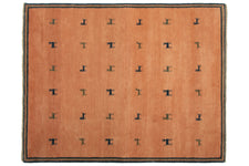 Karam in salmon - Custom - 7' Wide