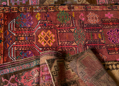 2' x 12' Vintage Turkish Runner Rug, Multicolor - Adalsteinn - Revival™