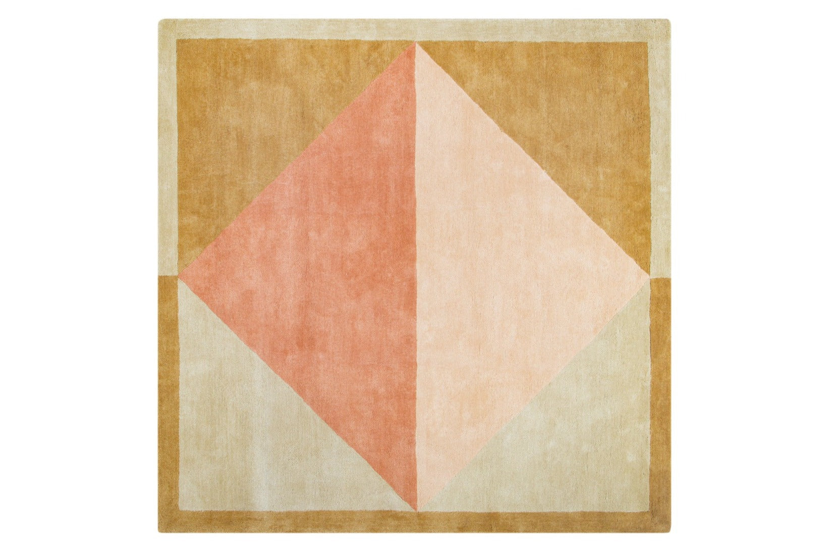 6' x 6' Geometric Rug, Orange - Lolli - Revival™