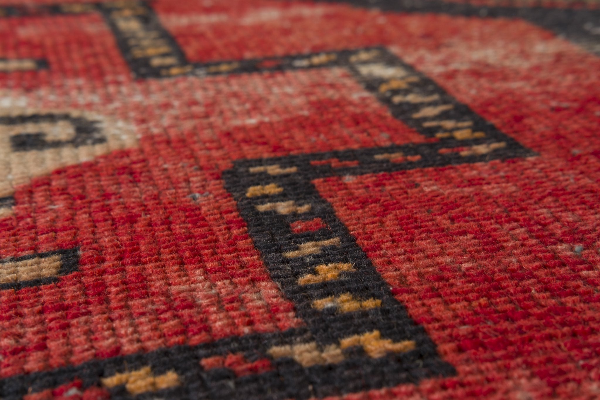 3' x 11' Vintage Turkish Runner Rug, Red - Vital - Revival™