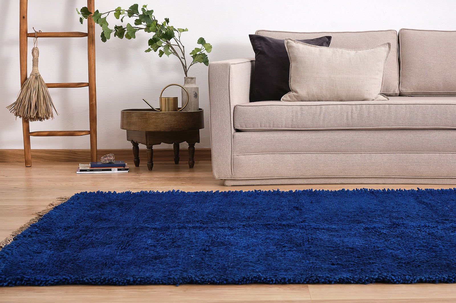 cobalt blue shag rugs